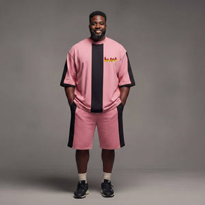 Precio Económico, Nueva Llegada 2026, Logotipo Impreso DTF Personalizado, Hombros Caídos Extra Grandes, Corte Regular, Ropa Urbana de Talla Grande - Product Image 1