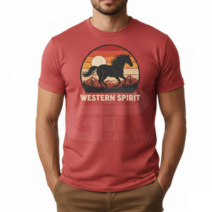 <b>Mens</b> <b>Western</b> Graphic T-<b>Shirt</b> Trendy Cotton Top For Casual Streetwear Gym And Everyday Style <b>Mens</b> <b>Western</b> T-<b>Shirts</b> - Product Image 3