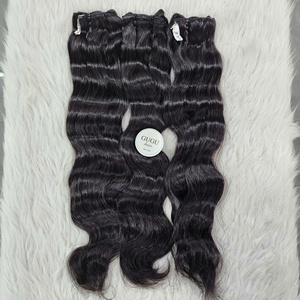Extensions de cheveux vierges lisses en gros, double épaisseur, couleur naturelle, cheveux humains vietnamiens d'un seul donneur, trame Genius double résistance - Product Image 6