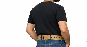 Ceinture de travail en toile de coton réglable, ceinture utilitaire en sangle pour les aventures en plein air, les voyages, le quotidien et le style vintage - Product Image 4