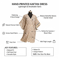 Kaftan en Soie Habotai 100% Blanc Ivoire Élite, Col en V, Manches à Volants, Robe de Nuit de Luxe Faite Main, Œuvre d'Art Féminine