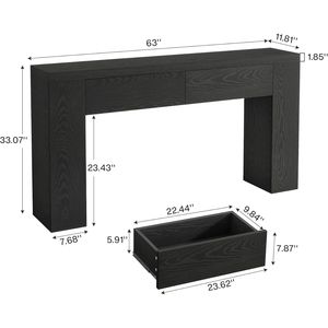 <b>Console</b> <b>Table</b> with Storage Space for Corridor Use-<b>Sofa</b> <b>Table</b> - Product Image 6