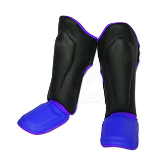 Protection de tibia et de pied de qualité supérieure pour la boxe, dernier design, en cuir. - Product Image 5