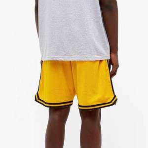 2026 Wholesale <b>Men</b> Basketball <b>Shorts</b> Custom logo <b>Patch</b> Embroidery Quick Dry Mesh Basketball <b>Shorts</b> With Pockets OEM Service - Product Image 3