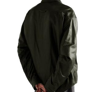 Chaqueta de Cuero para Hombre, Nueva Colección, Chaqueta de Motociclista de Cuero PU con Tela de Lona, Diseño Moderno para Hombre - Product Image 5