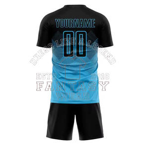 Uniforme de Fútbol Sublimado Personalizado FACTASY WEAR 2026, Conjunto de Camiseta y Pantalones Cortos de Fútbol, Diseño Personalizable, Certificado CE ISO - Product Image 1