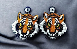 Pendientes de gota bordados con cuentas en forma de zapato, joyería de moda, cuentas de semillas, bordado a mano, fiesta Multicolor, Unisex - Product Image 4