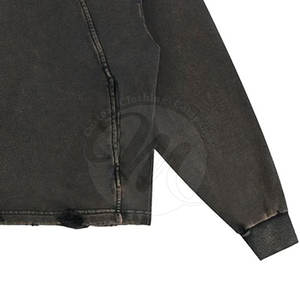 Sweats à capuche pour hommes, dernière collection, haute qualité, taille personnalisée, fabriqués au Pakistan, respirants, effet délavé. - Product Image 5