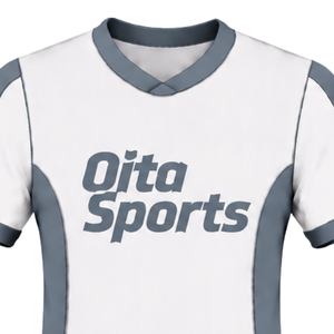 Maillot de rugby blanc et gris à manches courtes, col en V, uniforme d'équipe personnalisé, respirant, pour l'entraînement, vêtements de sport athlétiques, chemise de performance - Product Image 3