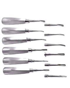 Meilleures ventes : Instruments chirurgicaux dentaires professionnels manuels en acier inoxydable – Élévateurs radiculaires et curettes pour le nettoyage - Product Image 2