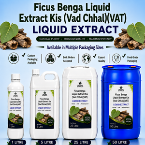 Ficus Bengha Liquid Extract Kis Vad Chhal VAT <b>Herbal</b> <b>Supplement</b> Bulk Supply Custom Packaging - Product Image 1