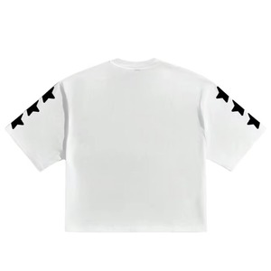 Camiseta Gráfica Personalizada Extra Grande, 100% Algodón Ecológico, Transpirable, Estilo Urbano, con Estampado 'Walk with God', Hip Hop, Fabricante OEM - Product Image 3