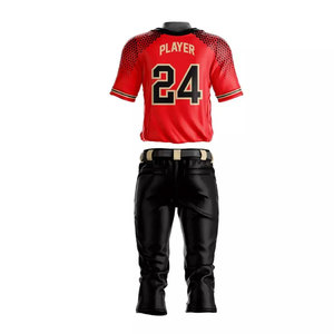 Uniforme de baseball de qualité supérieure pour hommes, coupe confortable, tissu respirant, tenue de sport pour le jour du match - Product Image 3