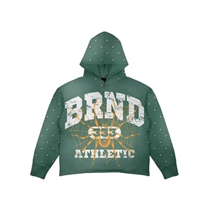 Sudadera con capucha y diseño gráfico recortado, estampado llamativo, estilo urbano atrevido, corte holgado, moderno y juvenil, un accesorio de moda. - Product Image 4