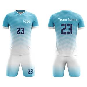 Hot Selling High Quality Stripe Soccer Uniform Customizable Football Jersey Kits for <b>Boys</b> OEM Service with Customizable Logo - Product Image 5