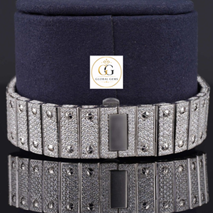 Wholesale Supply Moissanite Diamond <b>Automatic</b> Wrist Watch for Gifts and Statement Fashion Available at Factory Price - Product Image 5