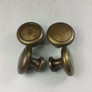 <b>Ornamental</b> Brass Knobs Decorative Design Cabinet Drawer Pull Handles Luxury Furniture Hardware Accessories Elegant Craft Style - Product Image 1