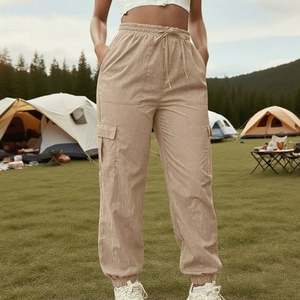 <span class=keywords><strong>Pantaloni</strong></span> <span class=keywords><strong>Cargo</strong></span> da <span class=keywords><strong>Donna</strong></span>, Opzioni Multicolore, Vita Elastica con Coulisse, Leggeri, Antistatici, per Escursionismo e Uso Casual - Product Image 4