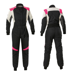 Trajes Deportivos para Karting, Transpirables, Color Negro y Blanco, Talla Grande, Secado Rápido, Poliéster/Nailon, Panel Impermeable, Unisex - Product Image 6