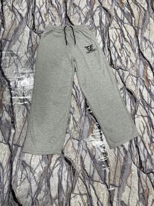 Trendy Men’s Gray Sweatpants <b>Elastic</b> <b>Waist</b> Drawstring Printed Joggers Casual Streetwear Cotton <b>Trouser</b> - Product Image 6