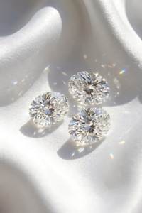 Diamant de laboratoire de 3 carats, diamant non monté, couleur D, clarté VVS, taille excellente, CVD HPHT, synthétique, Bezelis Gujarat - Product Image 4