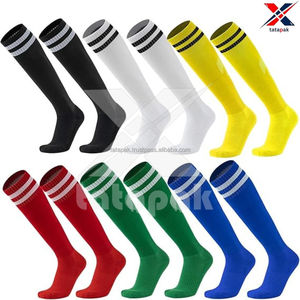 Team Training Set Winter Soccer Crew Cuff <b>Socks</b> Knitted Spandex/Polyester Men Custom Logo Breathable Wholesale Price Available - Product Image 3