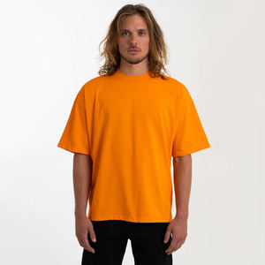 T-shirt en coton surdimensionné personnalisé pour homme, coupe ample décontractée, manches courtes, style streetwear, respirant et confortable pour l'été - Product Image 4