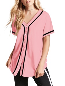 Maillot de baseball de qualité supérieure - Élégant, confortable et parfait pour les équipes, les fans de sport et les vêtements décontractés Logo personnalisé - Product Image 3