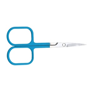 Ciseaux à sourcils à lame droite et arrondie, design simple, fabrication de qualité, pour soins de beauté, en vente - Product Image 3