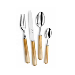 ชุดช้อนส้อมสแตนเลสขัดเงา 4 ชิ้น ด้ามจับทรงแตร ขายดี สำหรับใช้ในบ้านและครัว - Product Image 3