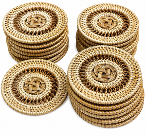 Sous-verres en rotin tissés à la main pour restaurants, cafés et maisons - Product Image 4