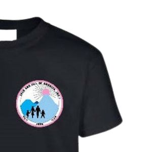 T-shirt noir à manches courtes et col rond pour tout-petit avec petit motif graphique, idéal pour la maternelle et le quotidien, vêtement confortable - Product Image 5