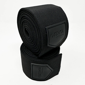 Bandes de compression longues en coton élastique robustes pour la musculation, les squats et la protection des genoux en salle de sport - Product Image 1