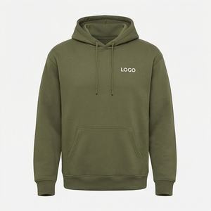 Sudadera con Capucha Oversize de Algodón y Felpa con Logotipo Bordado, Teñido Liso, Calidad Premium, Marca Personalizada, Color Personalizado, Estilo Pullover para Otoño - Product Image 1