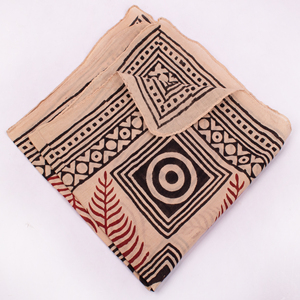 Bandana pour chien en coton à motif tribal, design géométrique, respirant, toutes saisons, accessoire pour animaux de compagnie, fait main, foulard à nouer, vêtements pour animaux - Product Image 3
