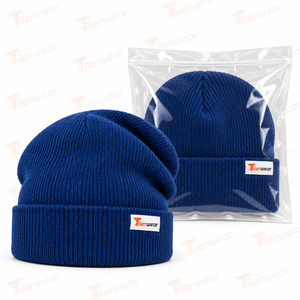 Bonnet en tricot pour homme, couleur unie, chaud pour l'hiver, style décontracté, 100% acrylique, unisexe adulte, prix de gros, bonnets en vente - Product Image 6