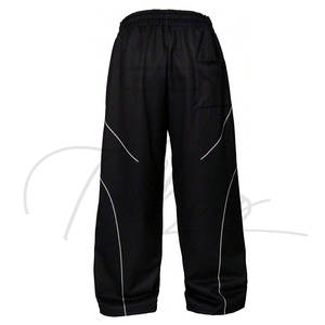 Pantalon de survêtement ample pour femme, coupe décontractée, jambe large, en coton, avec poches et taille élastique, doux et confortable - Product Image 5