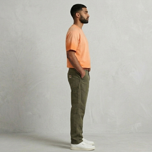 Summer Sun Faded T-Shirt Men Crew Neck Crop Sun Fad Wash Tee Shirts Men's Short Sleeve Lightweight Sun Faded T Shirt Mens - Product Image 3