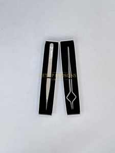 Pinzas de Alta Calidad para Extensión de Pestañas con Punta de Fibra y Recubrimiento en Polvo, Diseño Curvo con Agarre de Diamante, Instrumentos de Belleza - Product Image 4