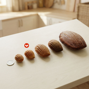 Molde para hornear de 6 cavidades para mini madeleines, antiadherente con revestimiento de PTFE, de acero al carbono, con forma de concha, negro, apto para horno, para el hogar y la cafetería. - Product Image 4