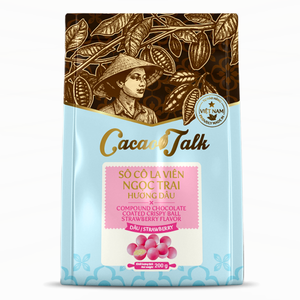 Boules de chocolat croustillantes à la fraise HALAL pour la décoration de gâteaux, en gros, très demandées, service OEM/ODM - Product Image 1