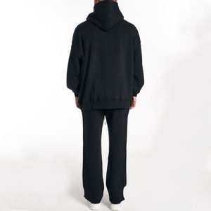 Survêtement d'hiver personnalisé pour homme en coton éponge 100% – Meilleure vente en gros |   Ensemble décontracté à capuche surdimensionné de haute qualité - Product Image 2