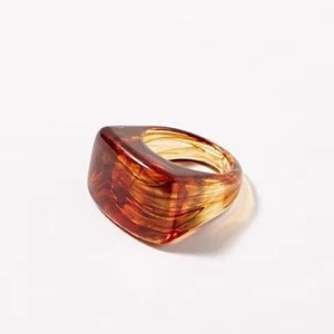 High Quality Eco-Friendly Custom Handmade Fashion <b>Resin</b> <b>Rings</b> for Partywear Beachwear Wedding/Holiday Decor Perfect Enterprises - Product Image 1