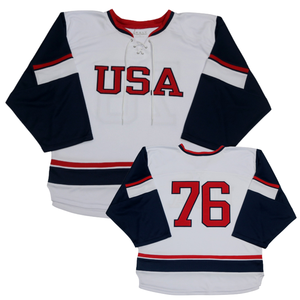 Uniformes de hockey personalizados OEM con sublimación, tela twill y malla transpirable para equipos profesionales - Product Image 3