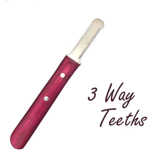 Ensemble d'outils professionnels pour la coupe des sourcils avec poignées rouges et lames métalliques pour une coupe précise - Product Image 4
