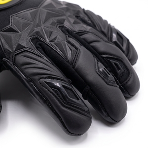 Trendy Breathable Anti-Slip Leather Kids Soccer Goalkeeper Gloves Negative Cut for Boys and Girls Football Lovers Sport Gift - Product Image 2