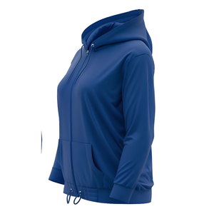 Pull à capuche long en jersey uni pour homme avec impression numérique 100% polyester pour l'automne/l'hiver - Product Image 2