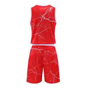 Conjunto de Uniforme de Baloncesto Sublimado Personalizado, Reversible, sin Mangas, Transpirable, para Hombre - Product Image 3