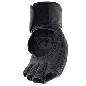 Gants d'entraînement MMA en cuir sur mesure, design personnalisé, haute qualité, gants de boxe professionnels, ajustement universel - Product Image 4