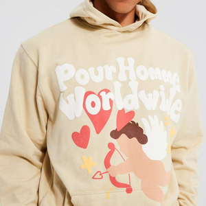 Sweat à capuche polaire 100 % coton pour homme, personnalisable avec logo, idéal pour l'hiver – Commandes en gros de modèles vierges ou imprimés - Product Image 3